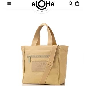 Aloha Collection Splash-Proof Crossbody bag in Dune color